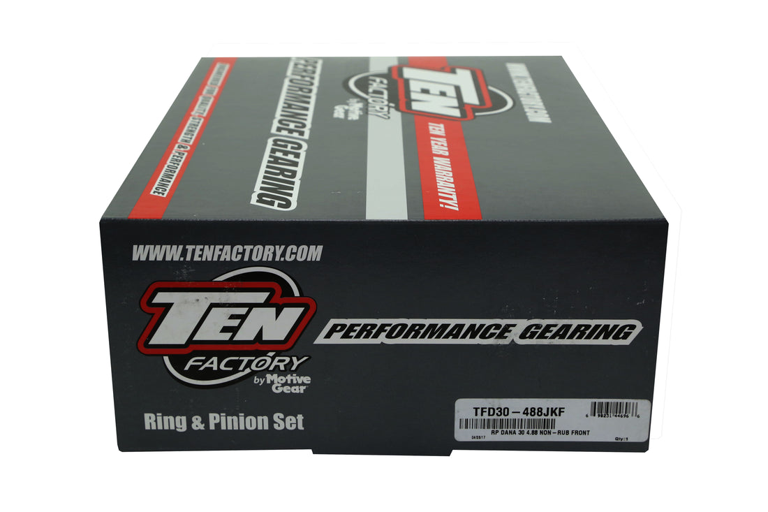 Ten Factory by Motive Gear Dana 30 4.88 Front Ring and Pinion Set