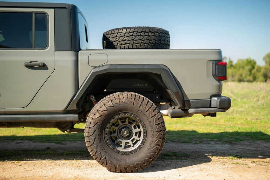 DV8 Offroad Adjustable In-Bed Tire Carrier