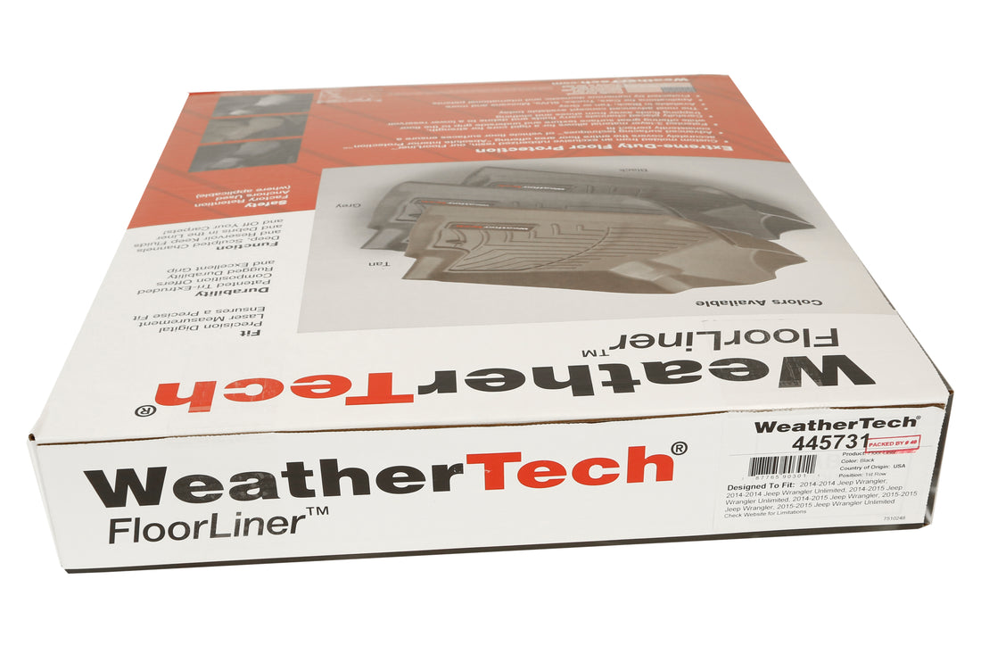 WeatherTech Black Front Floorliner