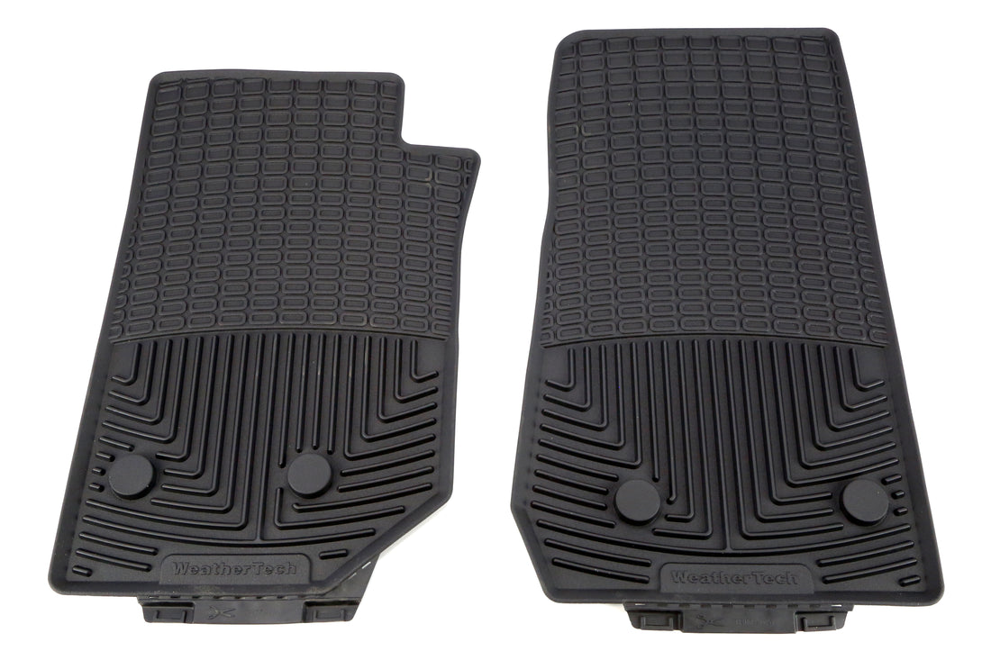 WeatherTech Front and Rear All-Weather Floor Mat Black Package