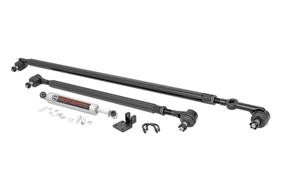 Rough Country HD Steering Upgrade Kit w/ Steering Stabilizer