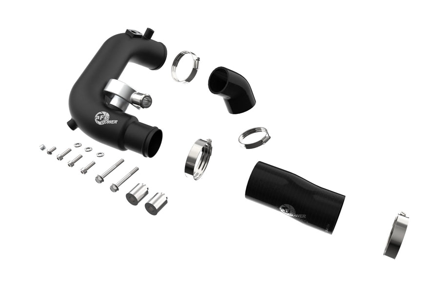 aFe POWER BladeRunner 2.5in Hot Charge Pipe - Black