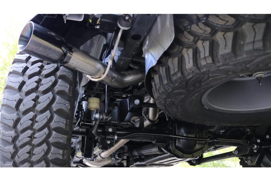 Corsa Performance 3in Cat-Back Single Side Exit Exhaust System - Black