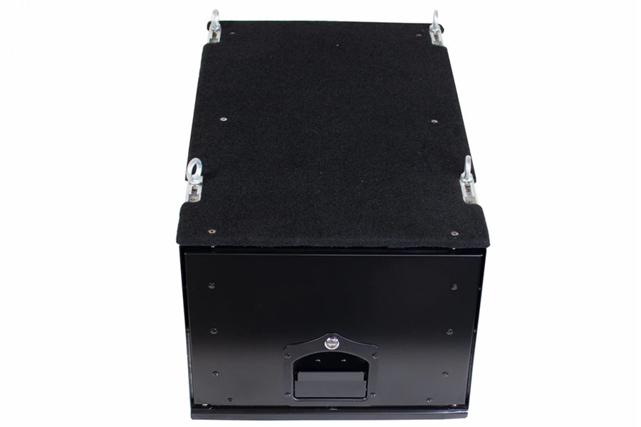 Overland Vehicle Systems Cargo Box w/Slide Out Drawer - Black Powdercoat