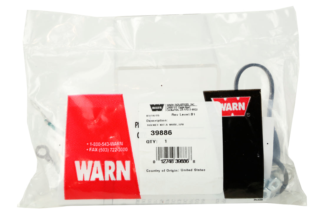Warn Socket Kit 5 Wire