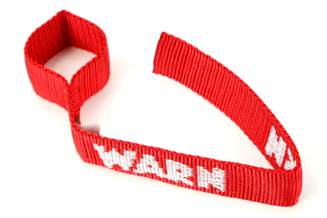 Warn Hook Strap Red