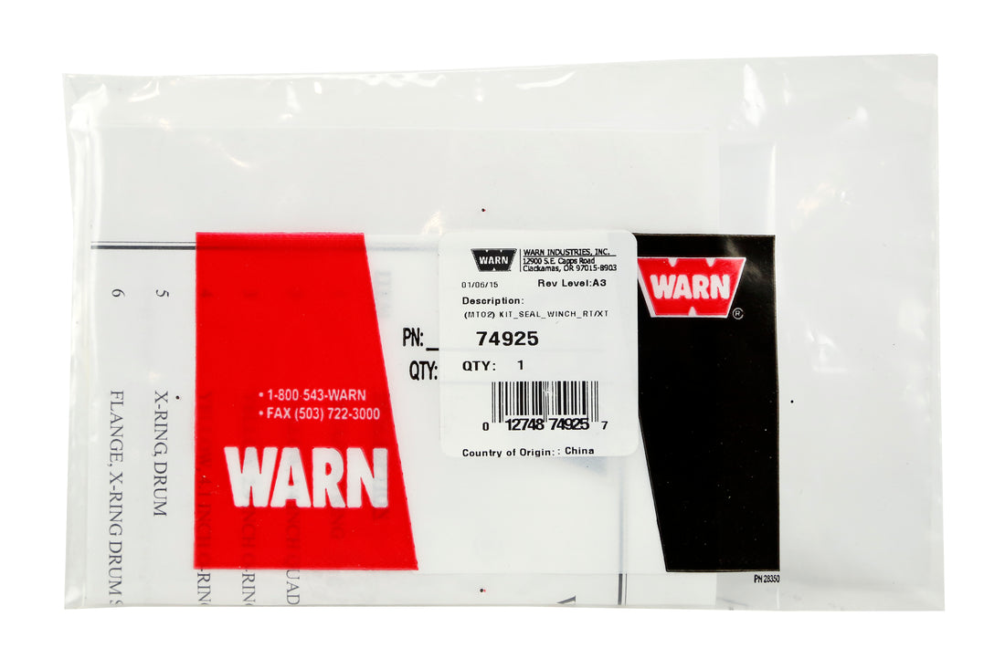 Warn Winch Replacement Seal Kit