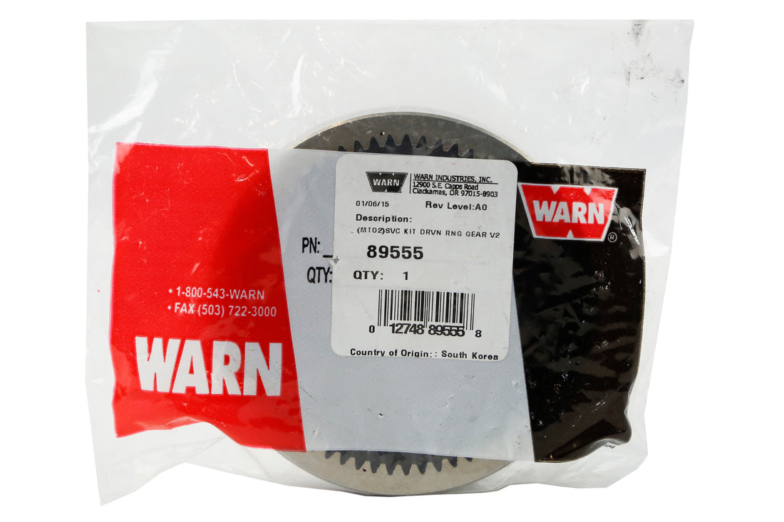 Warn Vantage 2000 Driven Ring Gear Service Kit