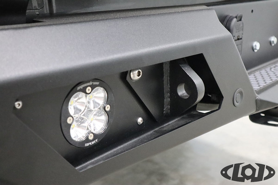 LOD Destroyer D-Ring Mounts, Pair - Bare Steel
