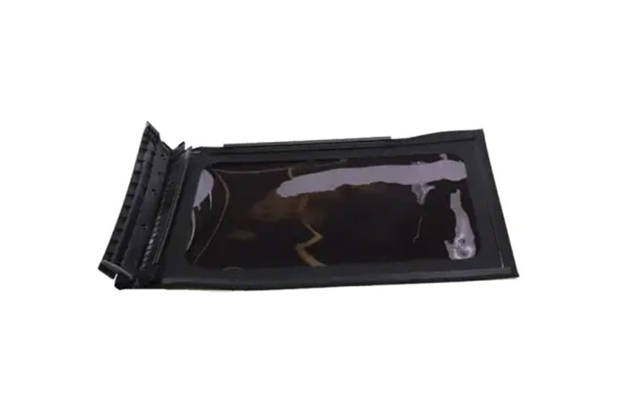 Mopar Tinted Soft Top Window, Driver Side - Black Twill