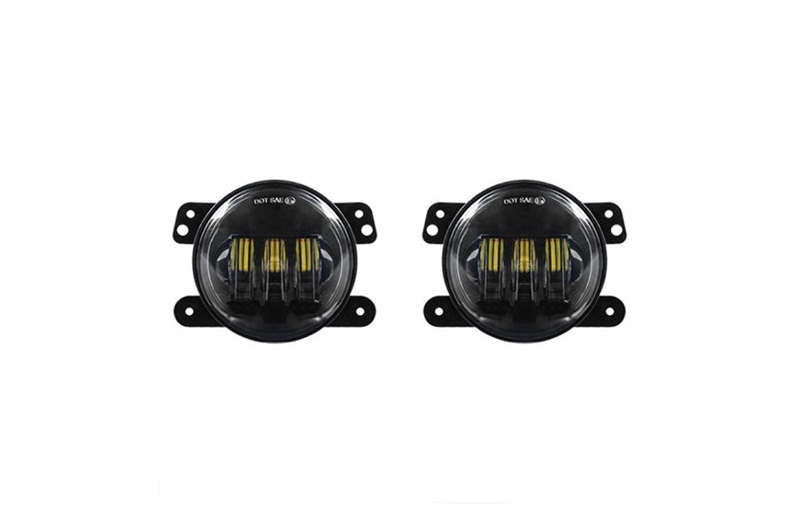 Quake LED 4in RGB Fog Lights - Quad Lock/Interlock Compatible