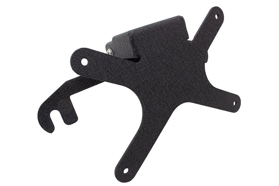 Fishbone Offroad Aluminum Hawse Fairlead License Plate Mount - Black