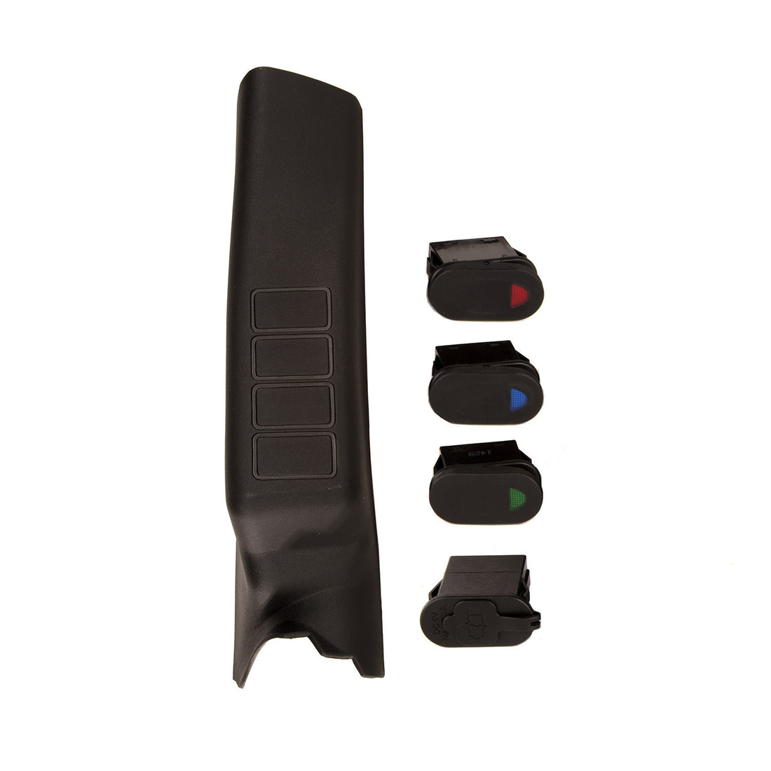Rugged Ridge Passenger Side A-Pillar Pod Kit with USB Port