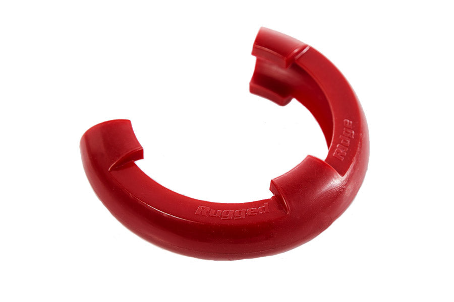 Rugged Ridge D-Shackle Isolator 3/4 Inch Kit, Red Pair