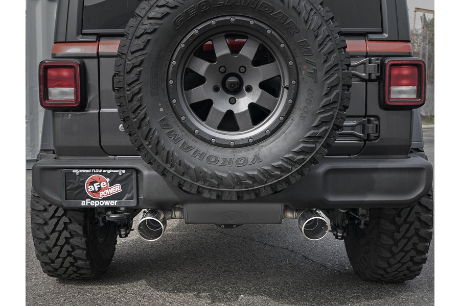 aFe POWER Rebel Series 2.5in Dual Cat-Back Exhaust System