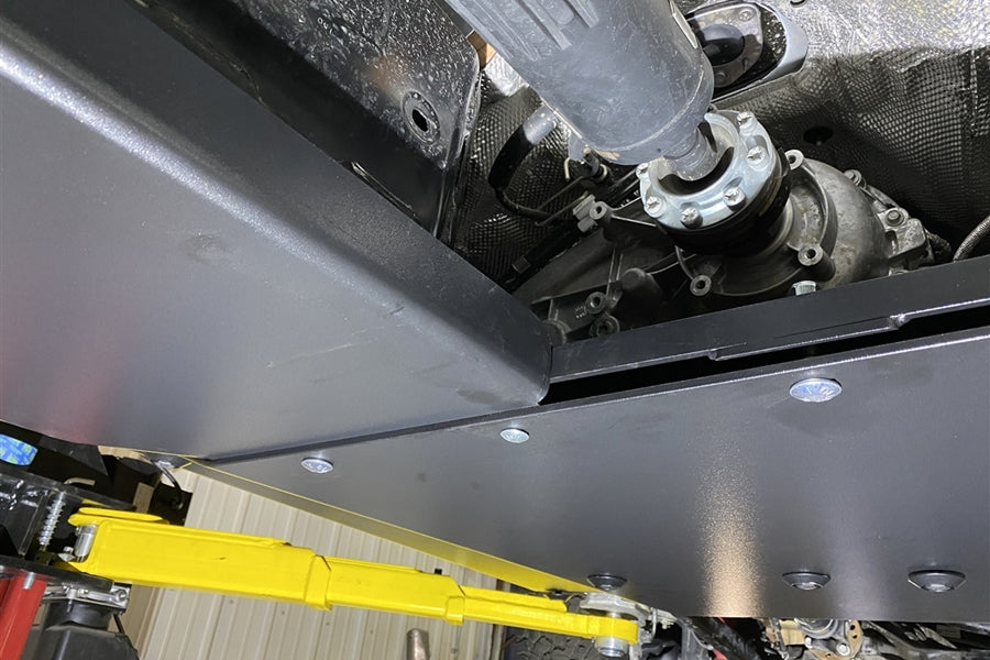 Rock Hard 4x4 Aluminum Bellypan Skid Plate w/ Dual Crossmembers