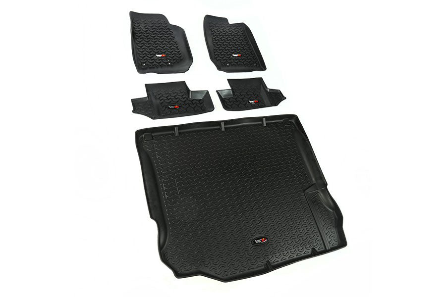 Rugged Ridge Floor Liner Kit, Black