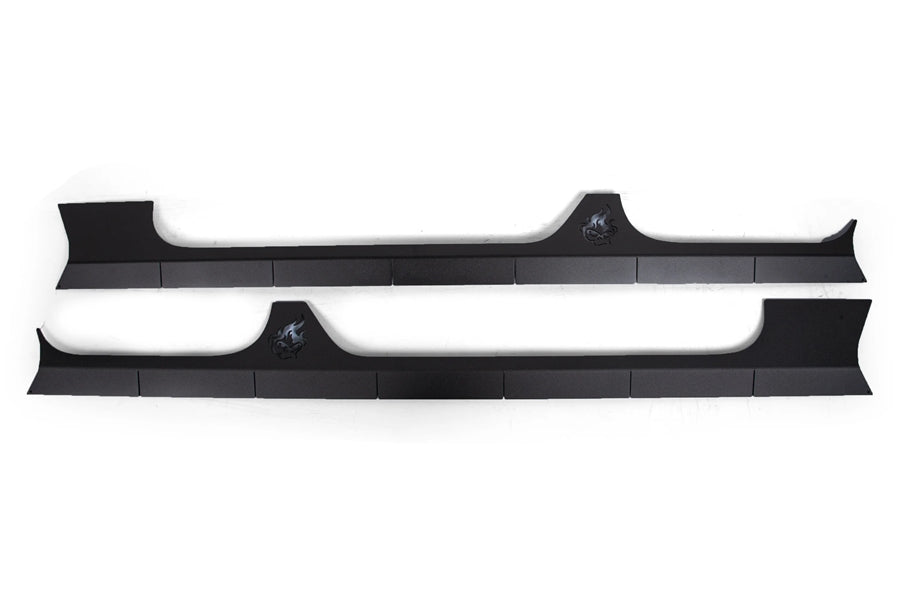 Crawltek Aluminum Rocker Body Cladding - Black