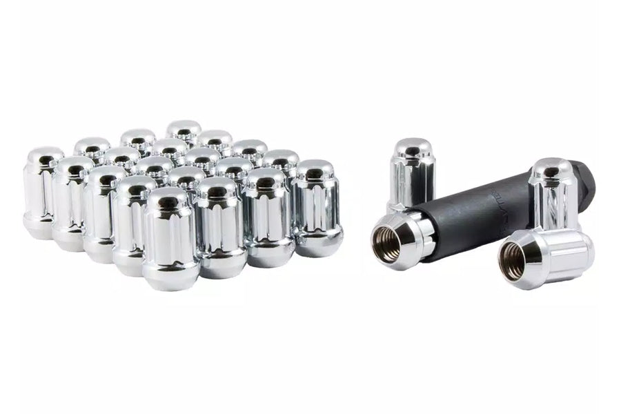 Gorilla Automotive 24pc Small 1/2-20 Diameter Spline Acorn Lug Nuts