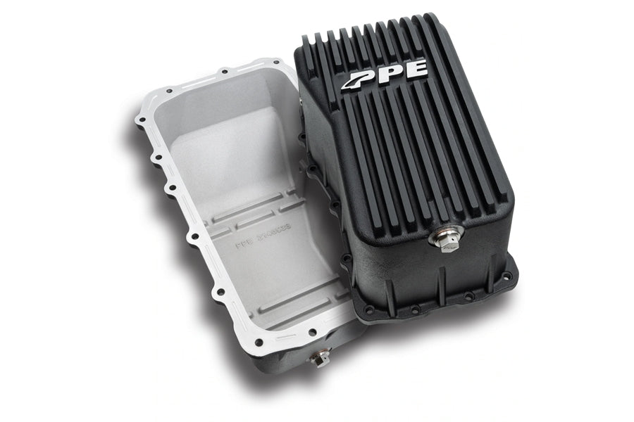 PPE HD Aluminum Engine Oil Pan - Black