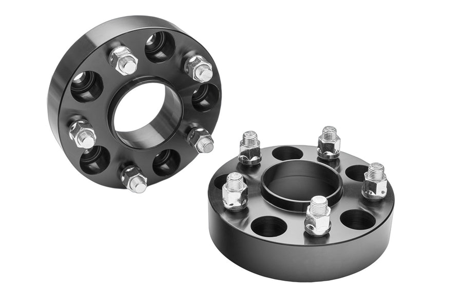 Rugged Ridge 1.5in Wheel Spacers, 5x5 - Black