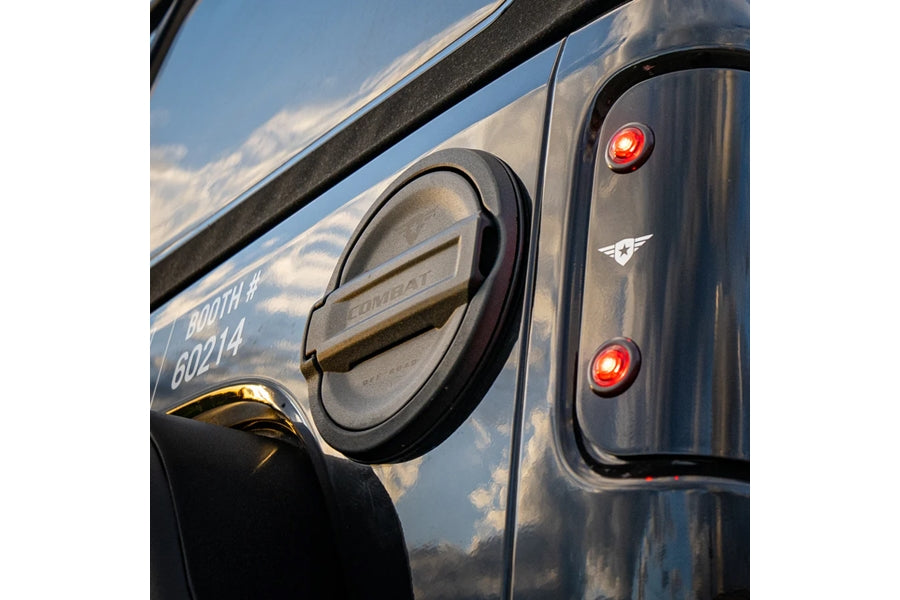 Combat Off Road Fuel Door Cover - Black Satin
