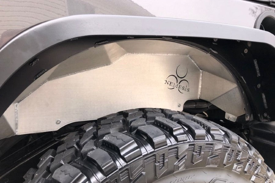 Nemesis Industries Replacement Rear Inner Fender Liner- Semi-Gloss Black