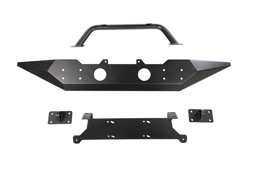 Rugged Ridge Spartan Front Bumper w/D-Rings and Isolator Package