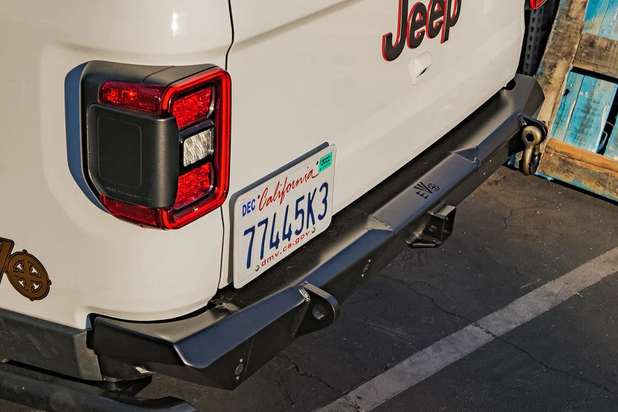 EVO Manufacturing Rear High N Tight Bumper w/ Sensors and Hitch - Not Tow Rated