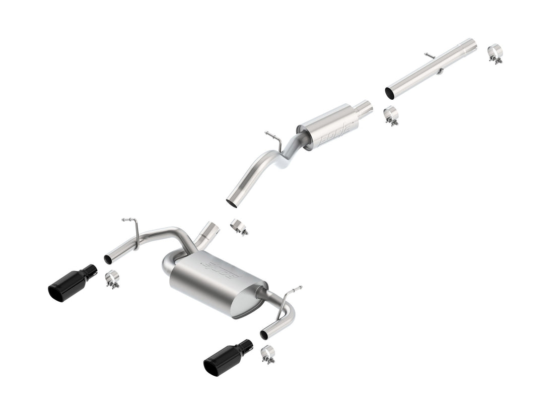 Borla Performance Touring Dual Cat-Back Exhaust System w/Black Tip