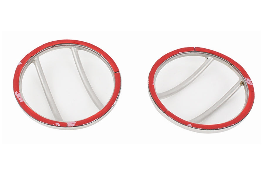 Kentrol Fog Light Cover Set - Polished Silver