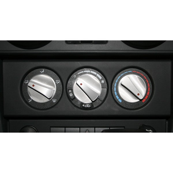 Rugged Ridge Climate Control Knob Set Red