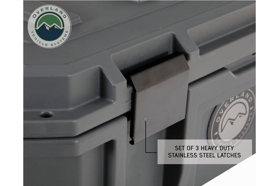 Overland Vehicle Systems Dark Grey Dry Storage Box - 117 QT