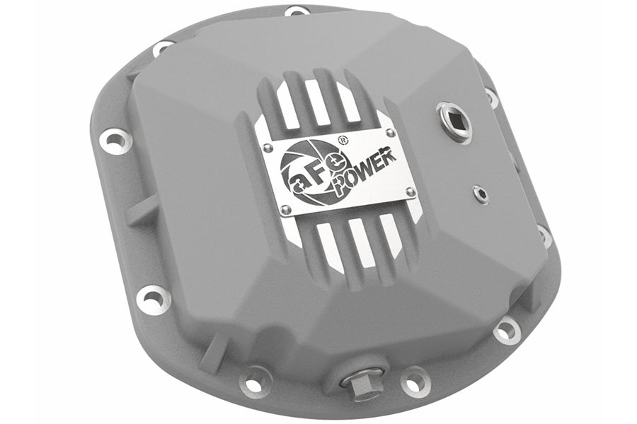 aFe POWER Street Series Front Differential Cover w/ Machined Fins - Raw
