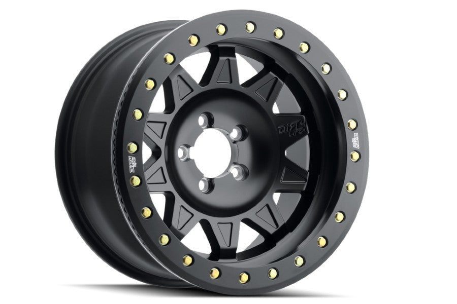 DIRTY LIFE ROADKILL RACE SERIES BEADLOCK WHEEL 17X9 5X5 38MM OFFSET MATTE BLACK