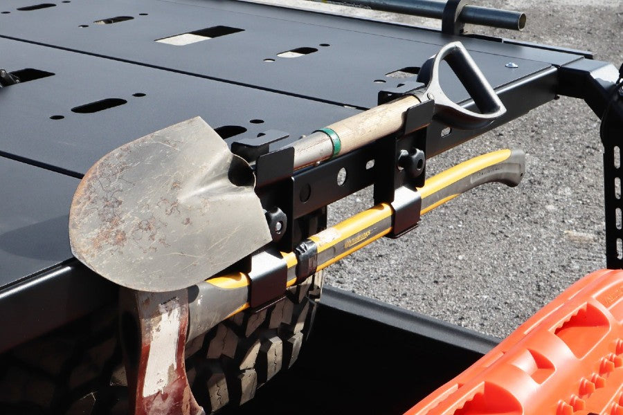 LOD Black Ops Bed Rack Trail Tool Single Mount - Black