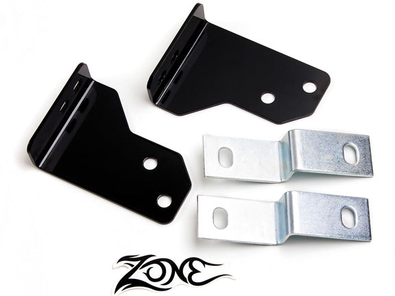 Zone Offroad 2in Rear Bumper Brackets