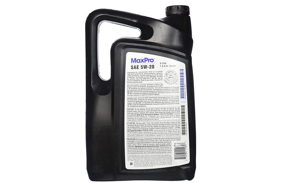 Mopar MaxPro 5W20 Engine Oil - 1.3gal