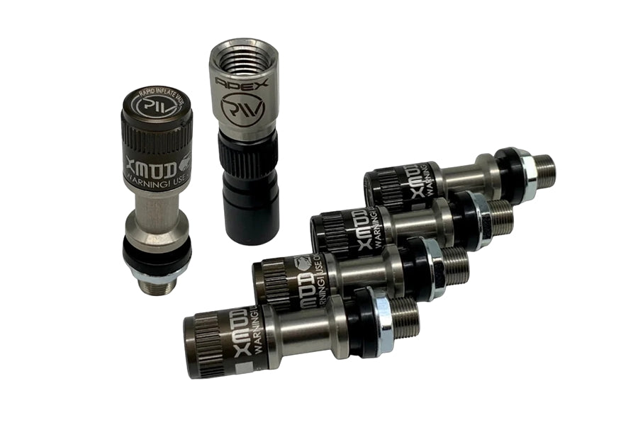 Apex Performance XL Rapid Inflate Valve w/ Chuck, Set of 5